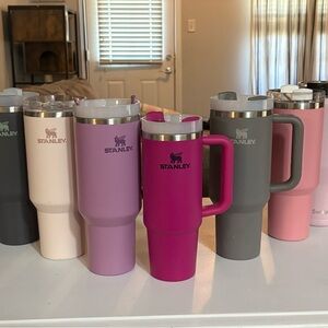 Stanley Travel Mug Set - Pink, Purple, Gray, and Cream